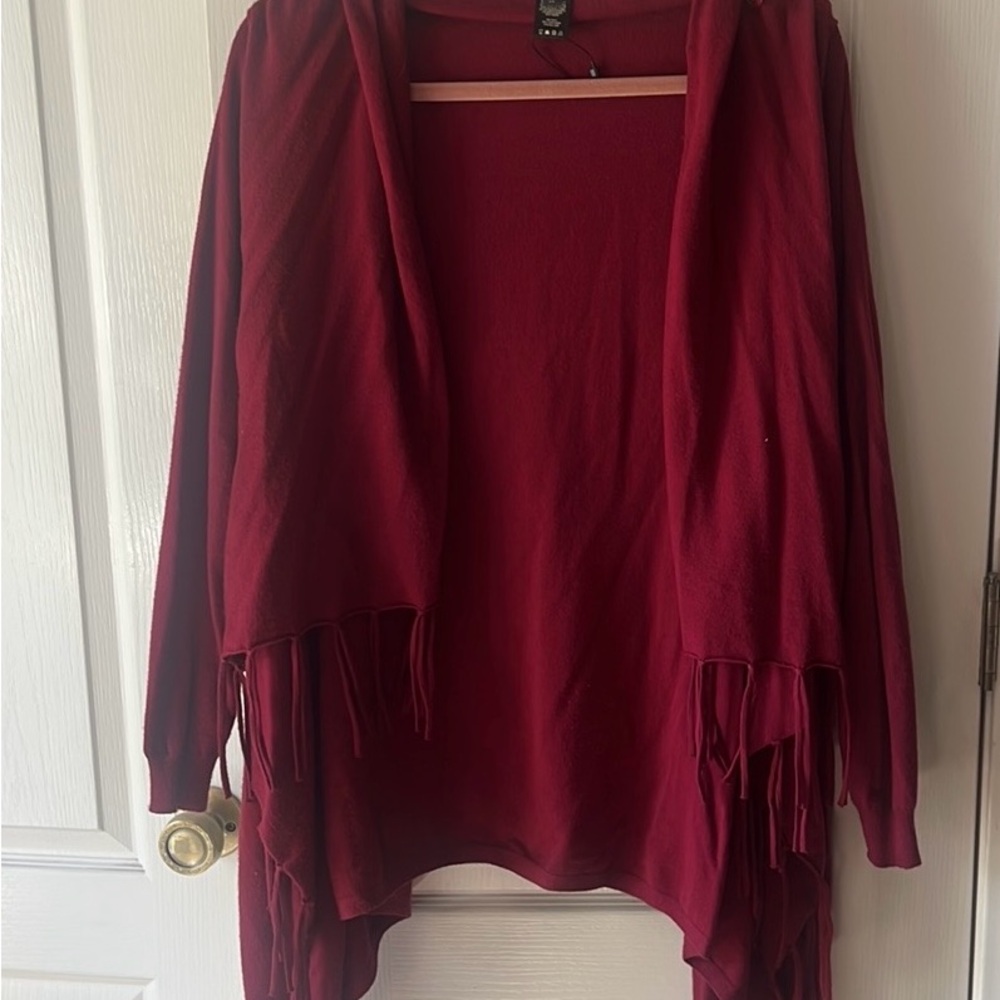 The Limited Burgundy Women's cardigan
